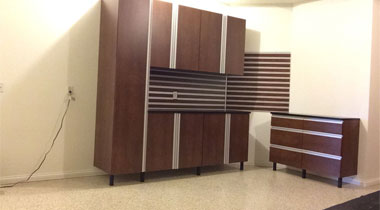 This image shows a custom-designed cabinet.